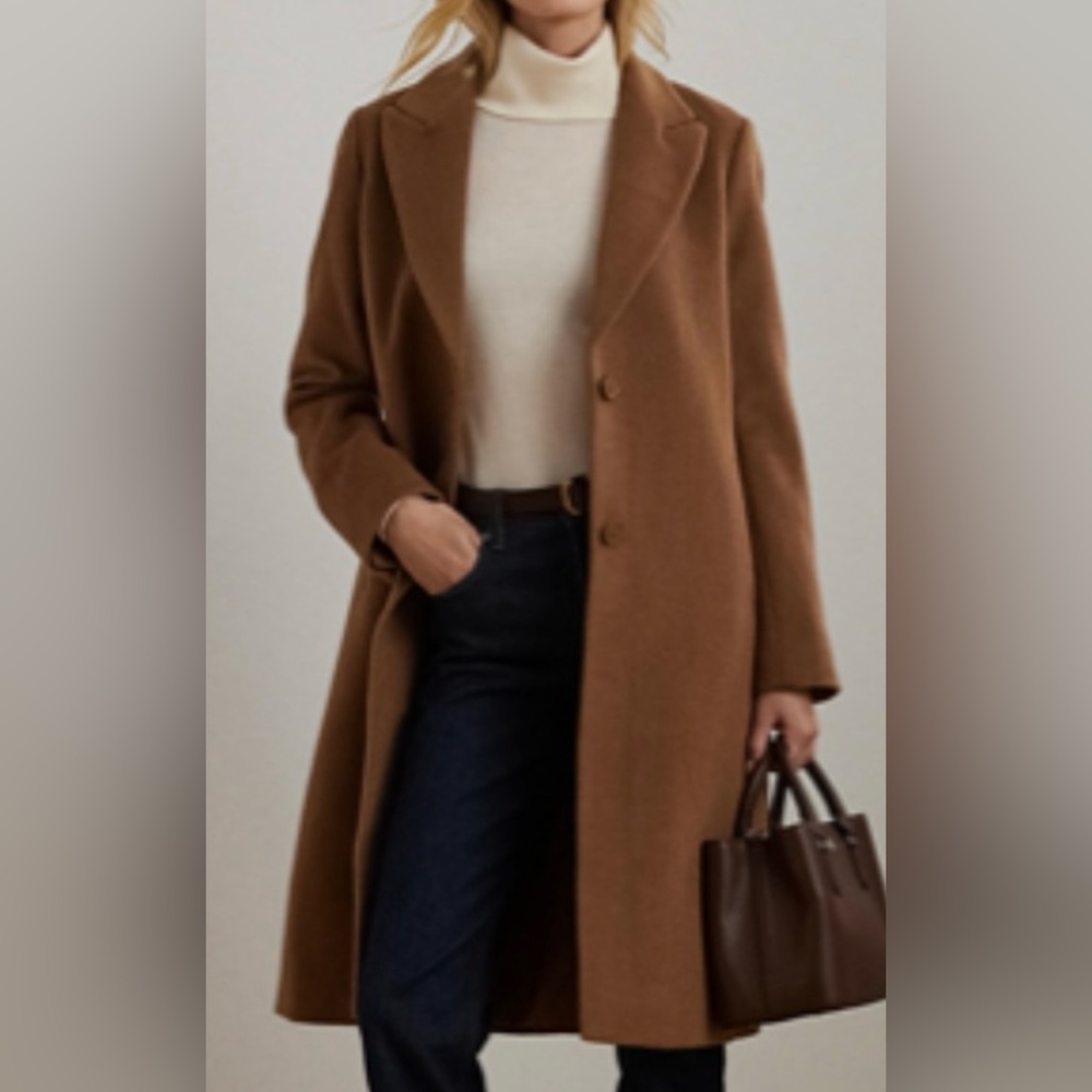 Lauren Ralph Lauren Women's Wool-Blend Walker Coat